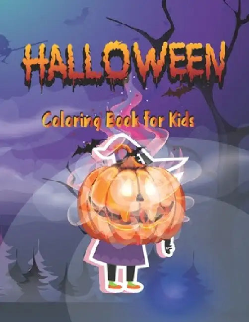 Halloween Coloring Book for kids: Awesome a beautiful fall coloring book 50 cute design best size 8.5 x 11 by Coloring Book Press