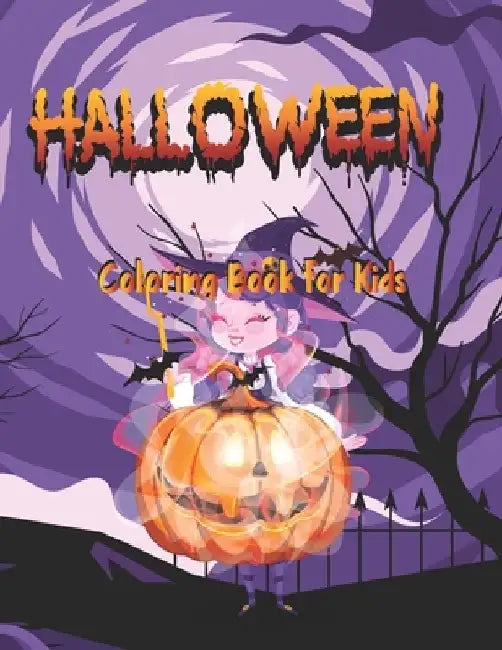 Halloween Coloring Book for kids: Halloween Coloring Book 50 cute design best size 8.5 x 11 by Coloring Book Press