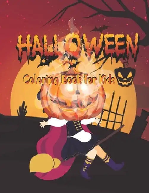 Halloween Coloring Book for kids: Halloween coloring books for kids: Halloween Activity Book for Kids 50 cute coloring pages unique design 8.5 x 11 by Coloring Book Press