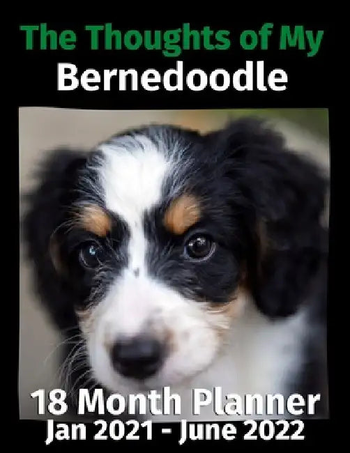 The Thoughts of My Bernedoodle: 18 Month Planner Jan 2021-June 2022 by Brightview Journals