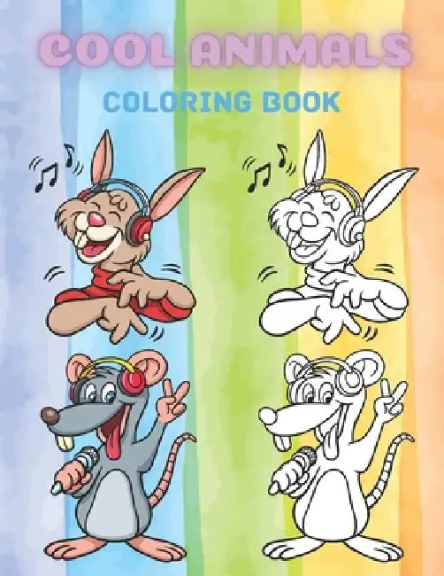 Cool Animals - Coloring Book by Faye Krige