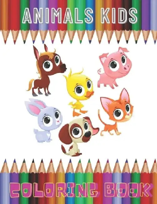 Animals Kids - Coloring Book by Faye Krige