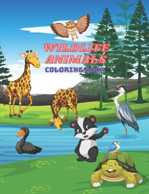 Wildlife Animals - Coloring Book by Alice Dunaway