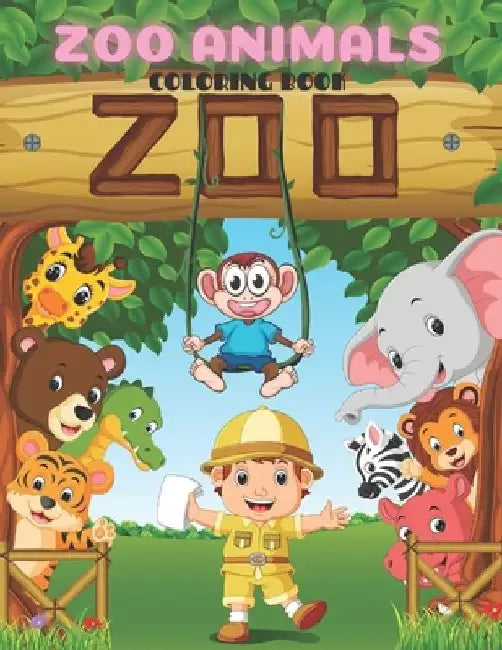 Zoo Animals - Coloring Book by Alice Dunaway