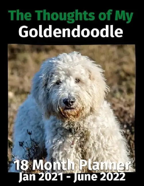 The Thoughts of My Goldendoodle: 18 Month Planner Jan 2021-June 2022 by Brightview Journals