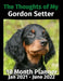 The Thoughts of My Gordon Setter: 18 Month Planner Jan 2021-June 2022 by Brightview Journals