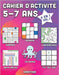 Cahier d'activité 5-7 ans: 6 en 1 - Sudoku, Mots mêlés, coloriage, labyrinthes, Jeux de logique et Morpion (Vol.1) by Vanstone