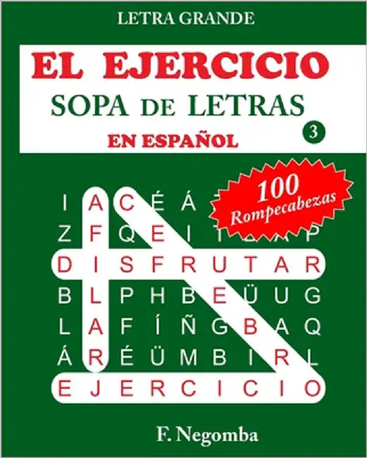 El Ejercicio Sopa de Letras En Español 3 by Negomba, F.