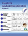 Cursive Handwriting Workbook for Kids Beginners: Handwriting Workbook for Kids (8.5" x 11"), Trace and Practice Letters, Vowels, Words, Number, Senten by Handwriting Work Space