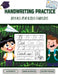 Handwriting Practice Books for Kids Cursive: 5-in-1 Cursive Tracing Book (8.5" x 11"), Trace and Practice Letters, Vowels, Words, Number, Sentences & by Handwriting Work Space