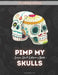 Pimp My Skulls: Stress Relieving Sugar Skull Coloring Book for Adults Relaxation with Unique Designs by Books Revolution