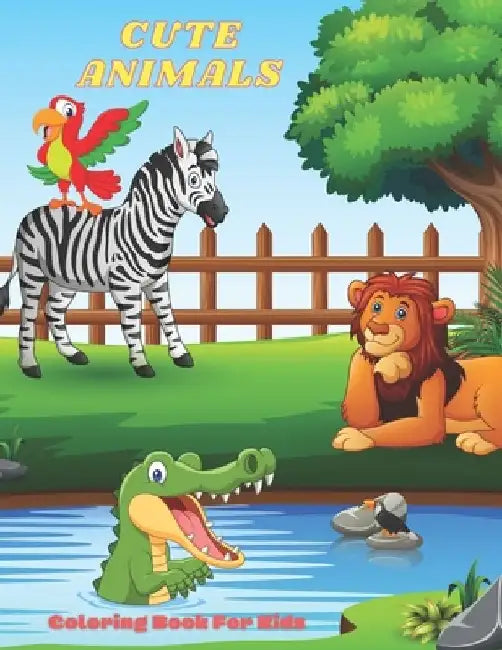 CUTE ANIMALS - Coloring Book For Kids by Paige Taylor