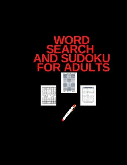 Word Search and Sudoku for adults: Workbook for adults Size 8,5 X 11 Inches 172 Pages Matte Premium Cover by Fabrahiz Edition