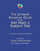 Ultimate Advanced Guide to the Math SAT 2 Subject Test by Joseph Hammerman