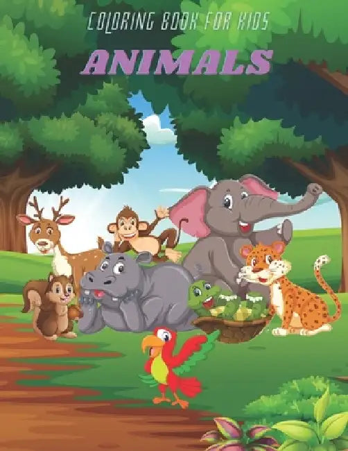 ANIMALS - Coloring Book For Kids by Laura Kelly