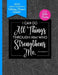 I Can Do All Things Through Him With Bible Psalms: 2021 Coloring Book Planner Weekly and Monthly by Prayerful Planner Press