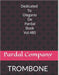 Dedicated To Olegario De Pardal Book Vol. 480: Trombone by Jose Pardal Merza Pardal, Jose Lopez Perez Merza, Nieves Lopez Morales