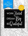 Work Hard - Dream Big - Be Grateful: Coloring Book Planner 2020-2021 Weekly and Monthly by Relaxing Planner Press