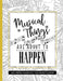 Musical Things Are About To Happen: Coloring Book Planner 2020-2021 Weekly and Monthly for Musician by Relaxing Planner Press