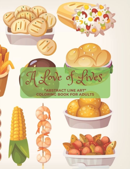 ABSTRACT LINE ART Coloring Book for Adults: Activity Book, Large 8x11, Ability to Relax, Brain Ex by Summers, Stefanie