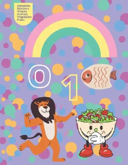 Fun Coloring Book: Coloring Books For Kids Ages 2-4 With Alphabets, Numbers, Shapes, Animals, Vegetables And Fruits - 131 Pages by Mad Coloring Books