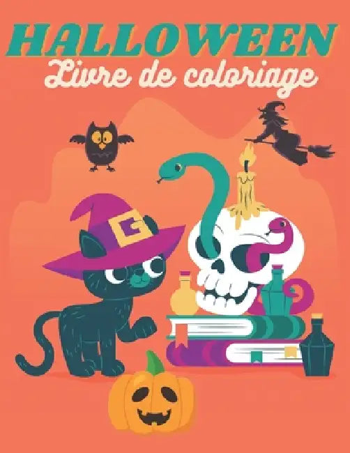 HALLOWEEN Livre de Coloriage: Joyeux Halloween - livre pour les enfants à partir de 4 ans by Trendy Art, Coloriage Magique