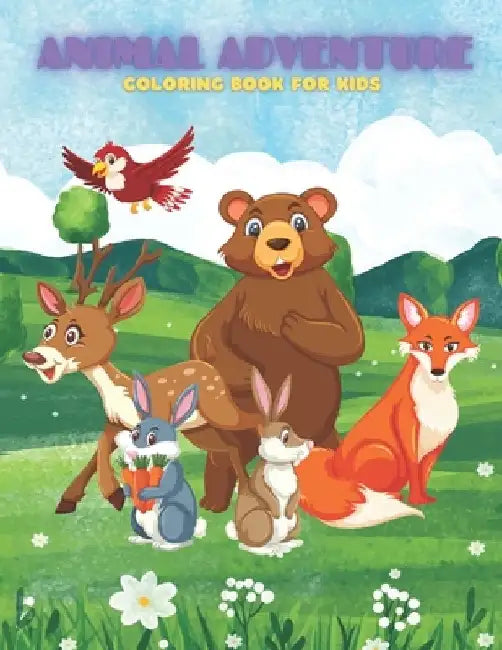 ANIMAL ADVENTURE - Coloring Book For Kids: Sea Animals, Farm Animals, Jungle Animals, Woodland Animals and Circus Animals by Barbara Slate