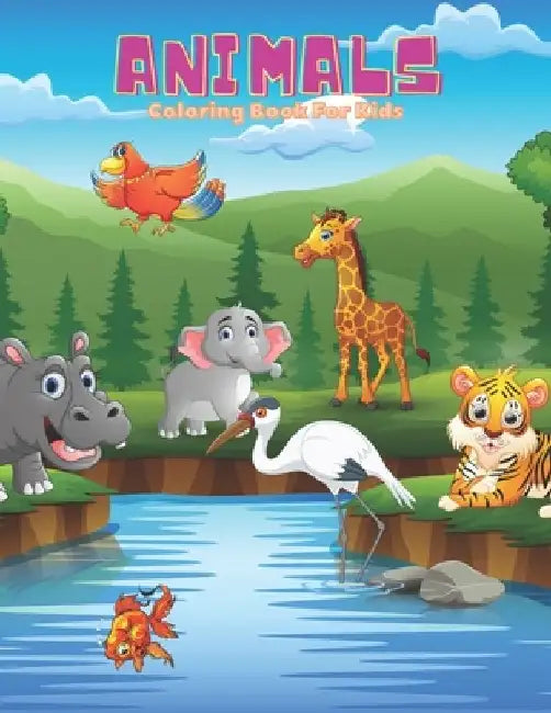 ANIMALS - Coloring Book For Kids by Barbara Slate
