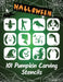 101 Pumpkin Carving Stencils: Template Patterns for Funny and Scary Halloween Decor Adults & Kids by Fantomo Press