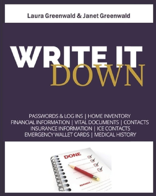Write It Down by Janet Greenwald