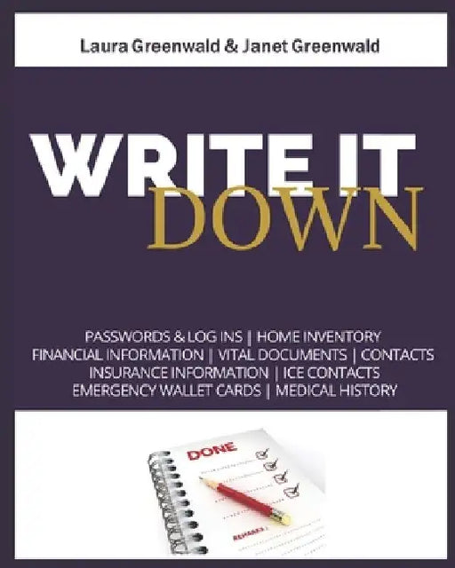 Write It Down by Janet Greenwald