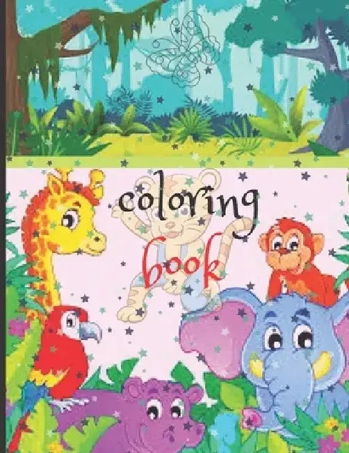 coloring book: coloring book for kids Jungle vibrant coloring Animal /coloring / adult coloring/colored pencils/good quality/ coloring books for adult by Nirmal Bikash