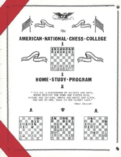 American National Chess College: Home Study Program by M. Norman Hammerlord