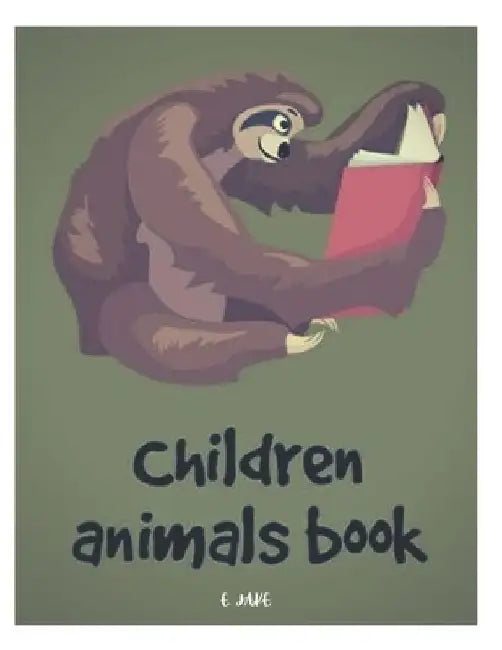 children animals book: 50 great animal coloring picture collections. by Jake Edition