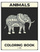 animals coloring book: 50 great animal coloring picture collections. by Jale Edition