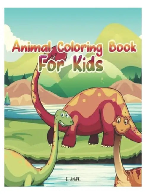 animal coloring book for kids: 50 great animal coloring picture collections. by Jake Edition