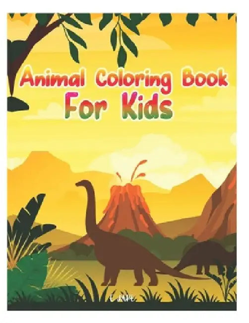 animal coloring book for kids: 50 great animal coloring picture collections. by Jake Edition