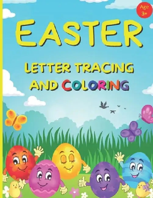 EASTER Letter Tracing And Coloring: Alphabet Writing Practice For Preschool And Kindergarten Age 3+ (US) by Bambam Books