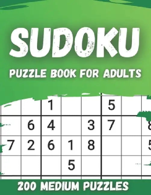 Sudoku Puzzle Book For Adults 200 Medium Puzzles: Large Print Puzzles For Seniors & Adults by Funafter Books