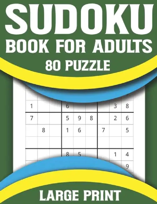 Sudoku Book For Adults: Test Your Brain By Solving-Exciting Sudoku Puzzle Book for Adults Seniors W by Publishing, Nitat Rahlit