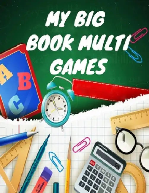 My Big Book Multi Games: Coloring and Activity for Kids 4-8 or Toddlers - I Spy, Animal Coloring, Labyrinthes, Addition et ... Et S'amause Gift by Activity Planet