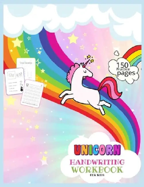 Unicorn Handwriting Workbook for Kids: Unicorn Handwriting Practice Paper Letter Tracing Workbook for Kids -Unicorn Letters Writing - Kindergarten Wri by Journals Library