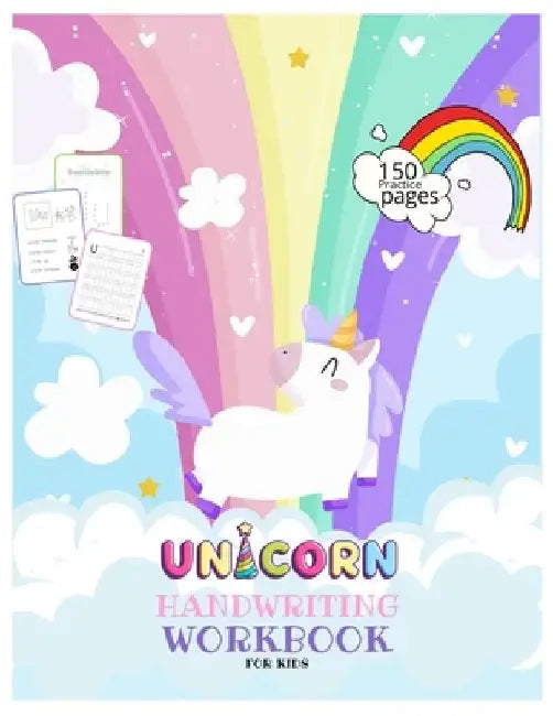 Unicorn Handwriting Workbook for Kids: Unicorn Handwriting Practice Paper Letter Tracing Workbook for Kids - Unicorn Letters Writing - Kindergarten Wr by Journals Library