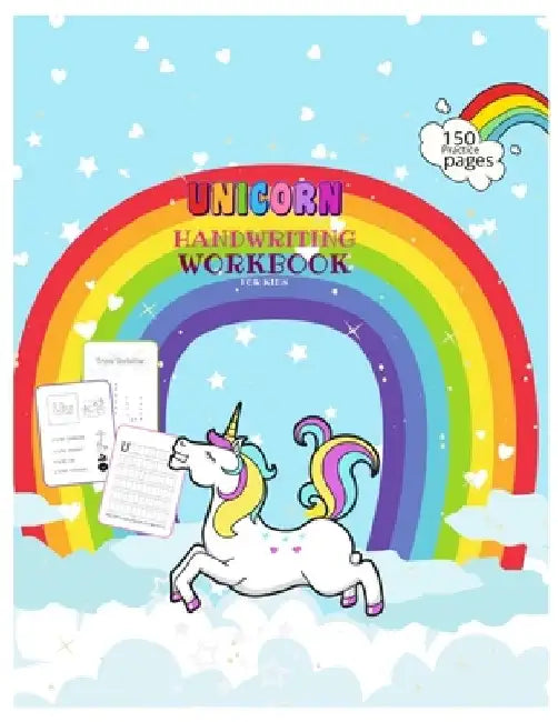 Unicorn Handwriting Workbook for Kids: Unicorn Handwriting Practice Paper Letter Tracing Workbook for Kids - Unicorn Letters Writing - Kindergarten Wr by Journals Library
