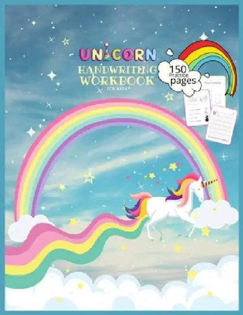 Unicorn Handwriting Workbook for Kids: Unicorn Handwriting Practice Paper Letter Tracing Workbook for Kids - Unicorn Letters Writing - Kindergarten Wr by Journals Library