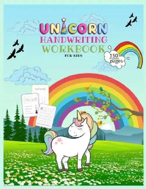 Unicorn Handwriting Workbook for Kids: Unicorn Handwriting Practice Paper Letter Tracing Workbook for Kids - Unicorn Letters Writing - Kindergarten Wr by Journals Library