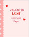 Valentin Saint coloriage Page: Valentin Saint coloriage Page: Paperback, 120 pages,8.5 x 0.23 x 11 inches by Lovren, York