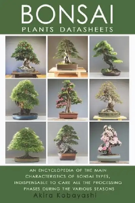 BONSAI - Plants Datasheets: An Encyclopedia of the Main Characteristics of Bonsai Types, Indispensable to Care for All Processing Phases During th by Ilona Ilyés
