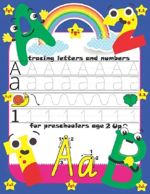 tracing letters and numbers for preschoolers age 2 up: Trace Letters: Alphabet Handwriting Practice workbook for kids-Preschool writing Workbook.110 p by Ka Kan