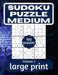 Sudoku Puzzle Medium: Sudoku Puzzle Book for Everyone With Solution Vol 2 by This Design
